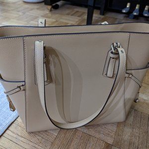 Beige Michael Kors work bag